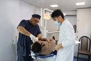 به مناسبت دهه فجر انقلاب اسلامی و با هماهنگی بسیج جامعه پزشکی بیمارستان نمازی خدمات دندانپزشکی به کارکنان این مرکز ارایه شد.