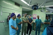 هیاتی از مسئولان دانشکده پزشکی دانشگاه علوم پزشکی و خدمات بهداشتی درمانی از اتاق عمل آموزشی بیمارستان نمازی بازدید کردند.