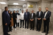 تقدیر رئیس بیمارستان نمازی از واحد پزشکی هسته‌ای به مناسبت روز ملی فناوری هسته‌ای